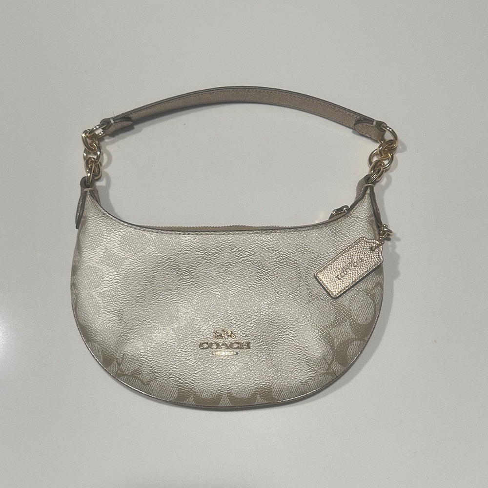 Coach Gold Mini Payton Shoulder Bag